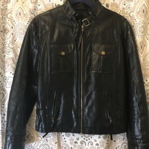 The Leather Company New York  black Leather jacket